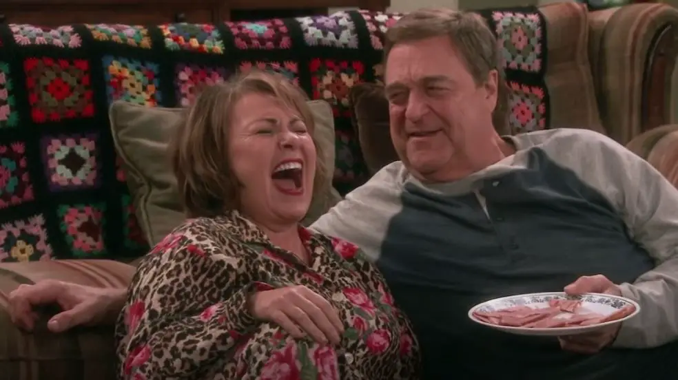 John Goodman with Roseanne Barr in 'Roseanne'