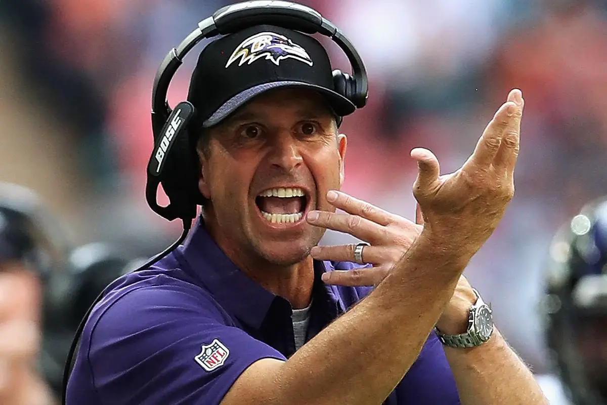 Coach John Harbaugh