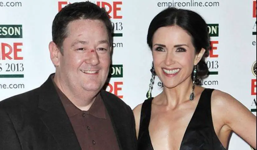 Johnny Vegas and his second wife, Maia Dunphy