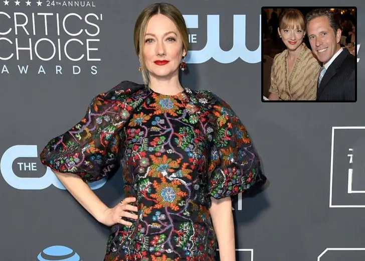 Judy-Greer-and-Husband
