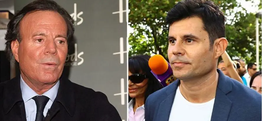 Julio Iglesias and son Javier Sanchez