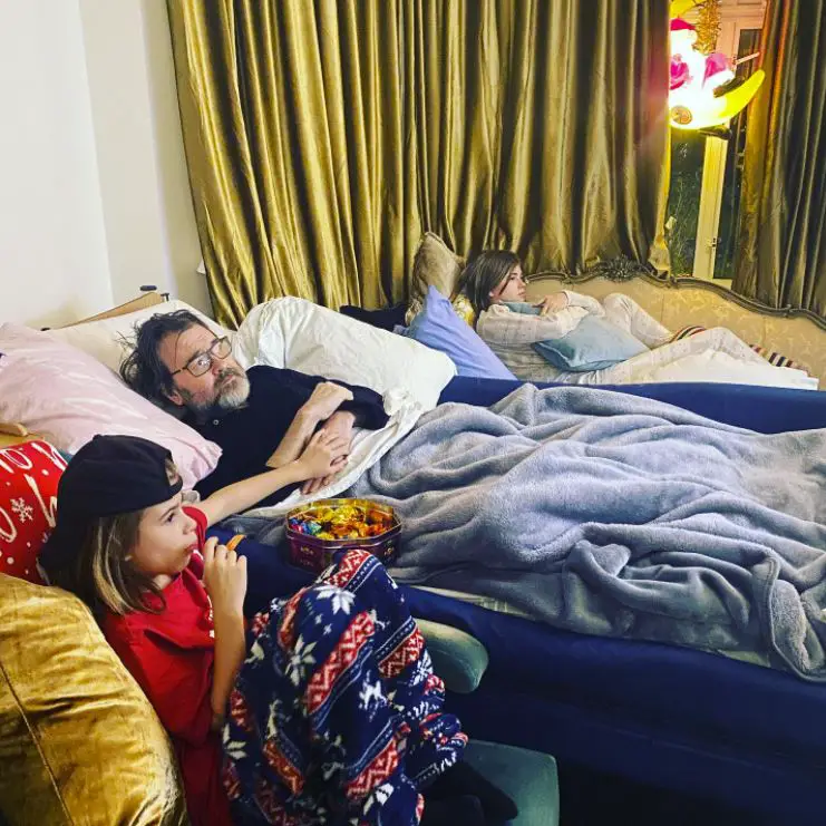 Kate Garraway's husband Derek Draper with their kids