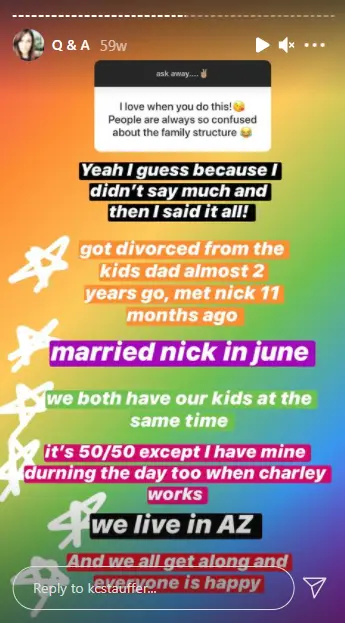 Katie Stauffer talks about her divorce and marriage