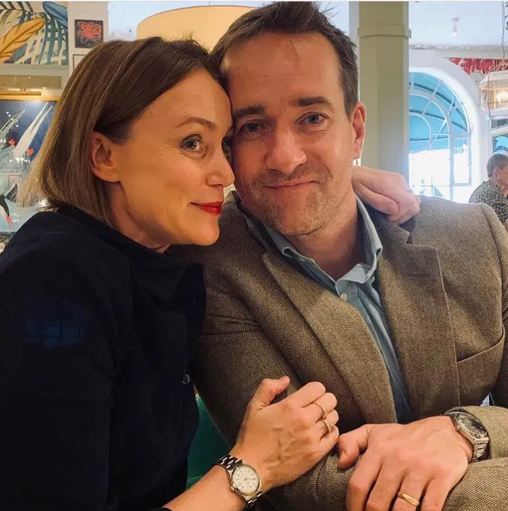 Keeley Hawes with husband Matthew Macfadyen