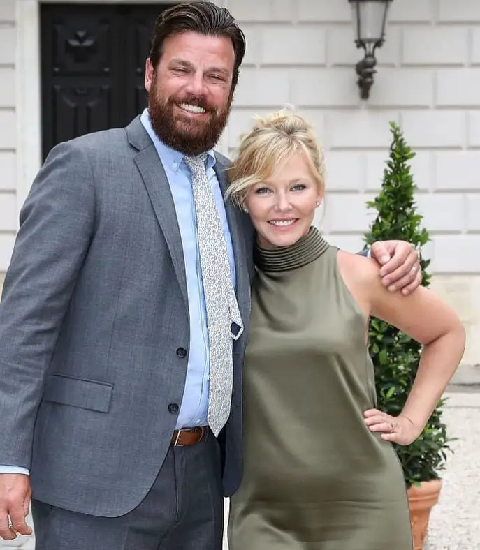 Kelli Giddish and her ex husband Lawrence Faulborn.