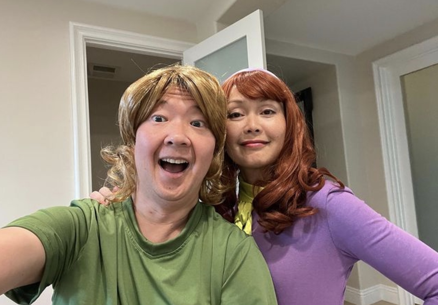 Ken Jeong with his wife Tran