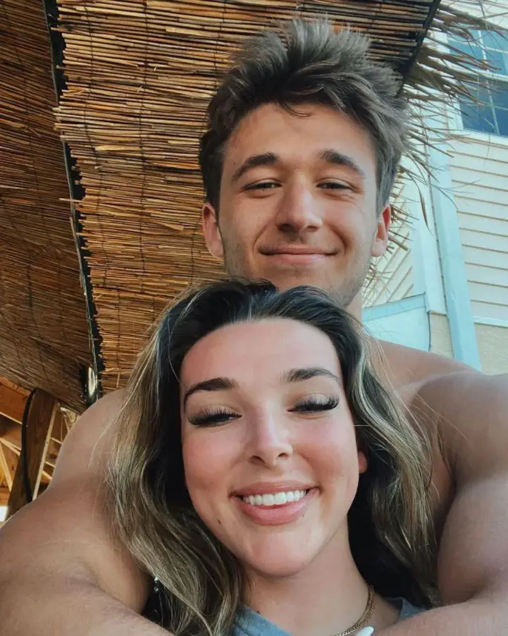 Kendall Vertes with boyfriend Caden Woodall