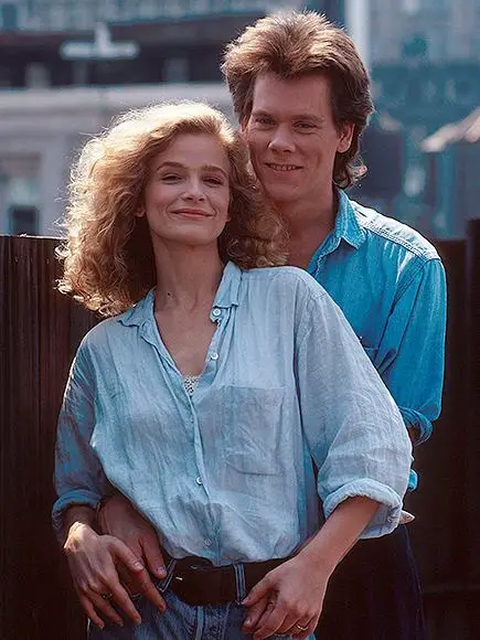 An old picture of Kyra Sedgwick and her husband Kevin Bacon.