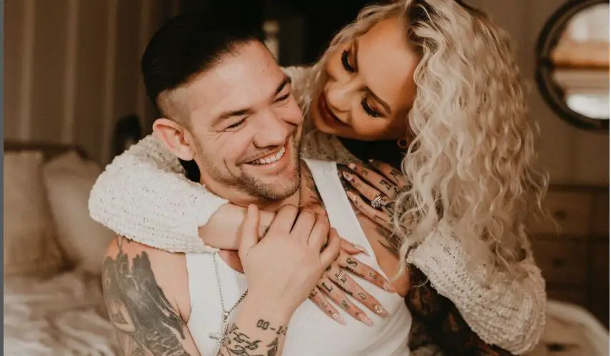 Leland Chapman with his wife