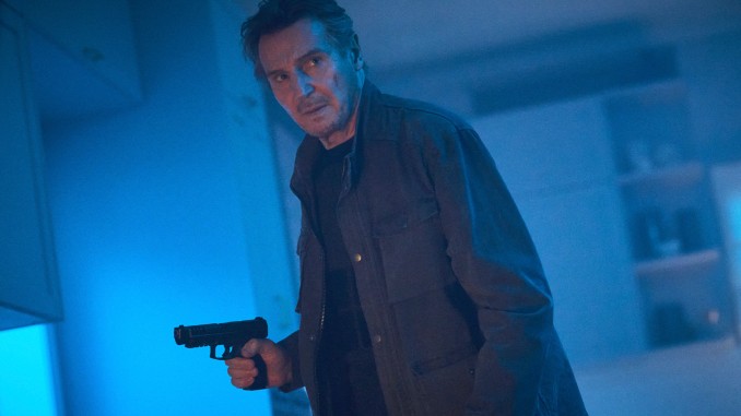 Liam Neeson nearly started dating a mystery woman while filming Backlight in Australia.