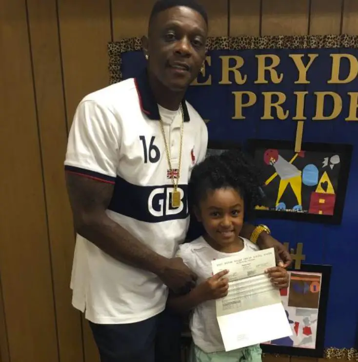 Lil Boosie with daughter Lyric Beyonce Hatch