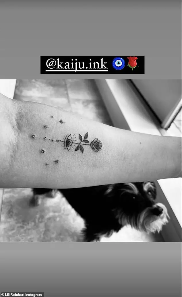 Lili Reinhart's Improved Rose Tattoo