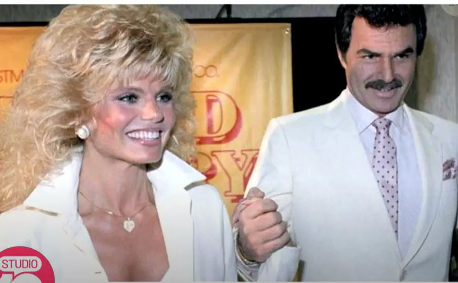 Lori Anderson and Burt Reynolds