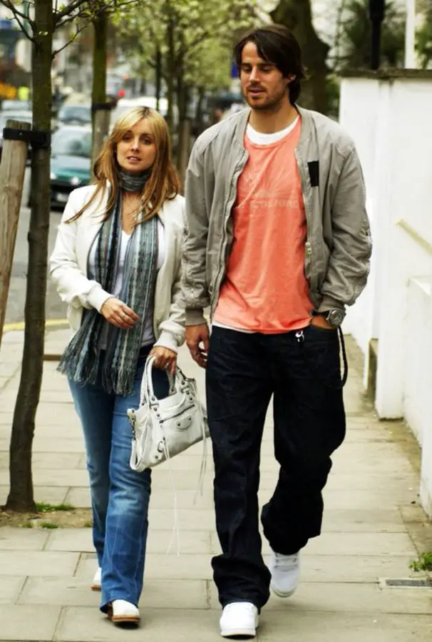 Louise Redknapp with her former partner Jamie Redknapp.