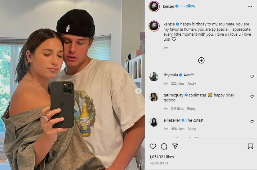 Mackenzie Ziegler Clears Tacoda Dubbs Break Up Rumors