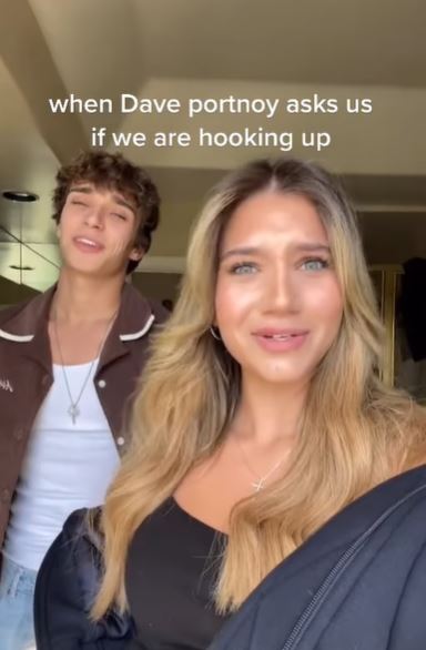 Mads Lewis and Josh Richards TikTok