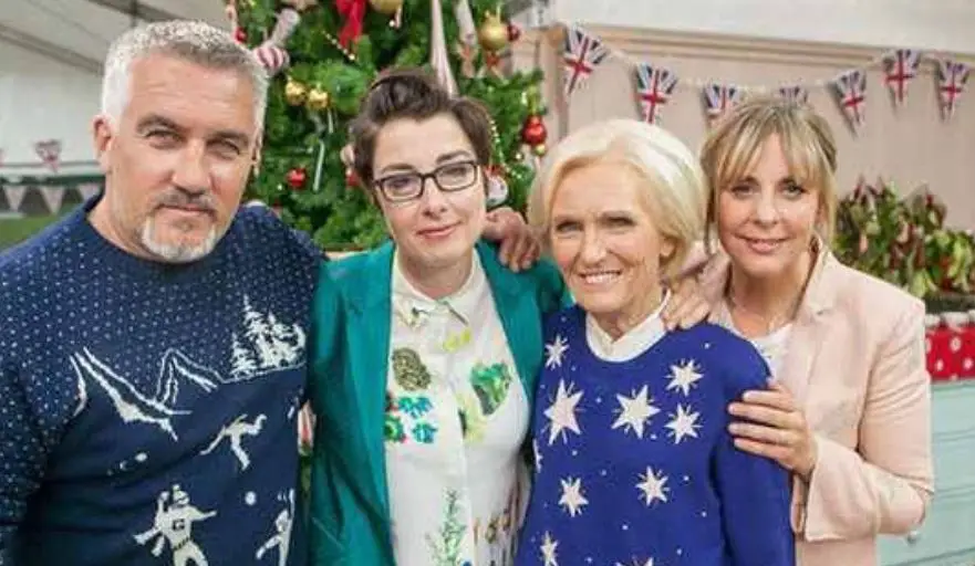 Mary Berry and Paul Hollywood with the presenters
