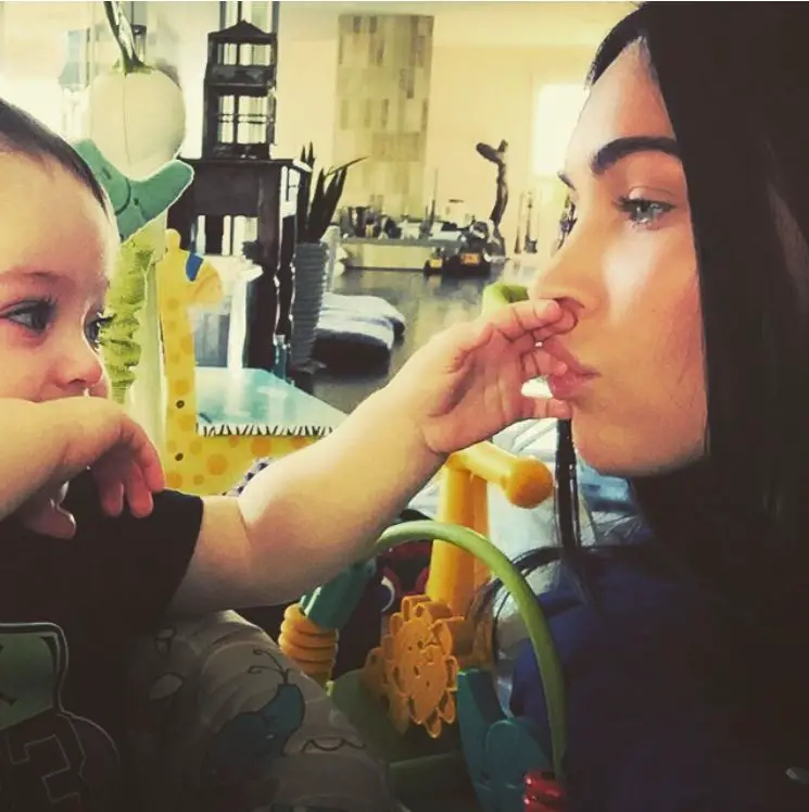 Megan Fox with son Bodhi Ransom Green