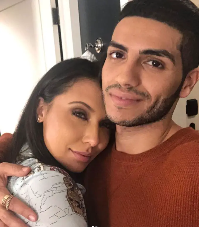 Mena Massoud and Emily Shah