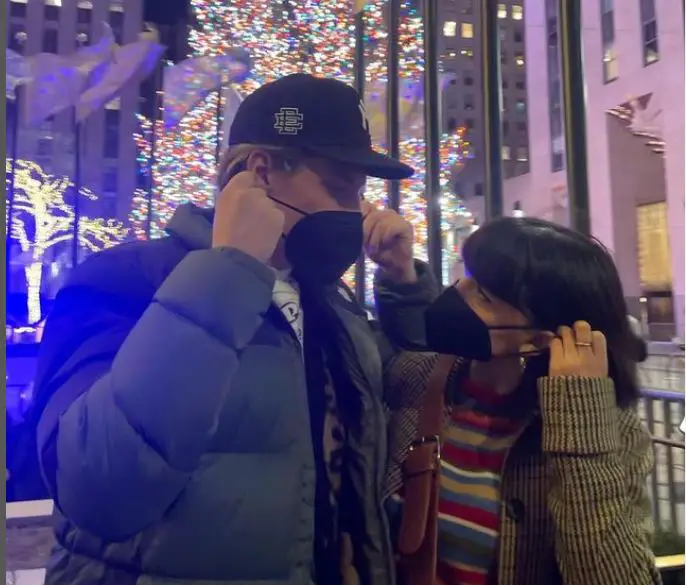 Millie Bobby Brown and her rumored boyfriend.