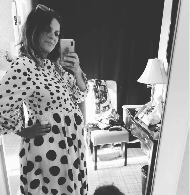 Noel Fielding's wife Lliana Bird showing off her pregnancy with daughter Iggy