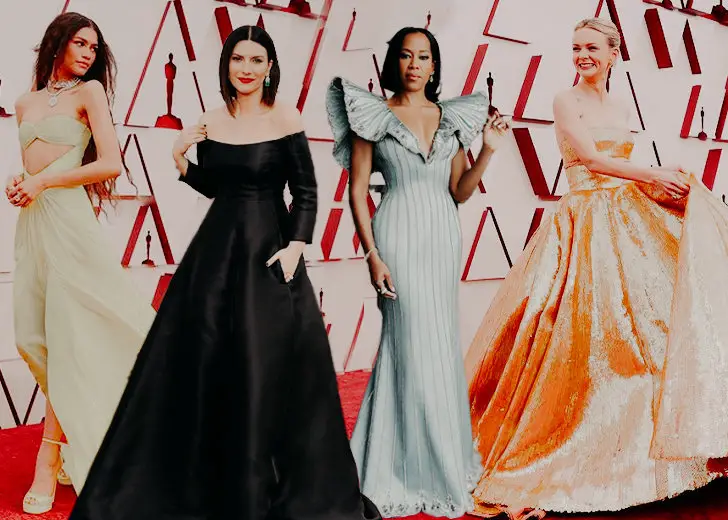 Stellar Red Carpet Appearances of Oscars 2021 in Pictures