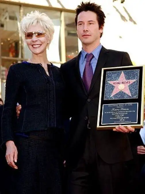 Patricia Taylor with her son Keanu Reeves.