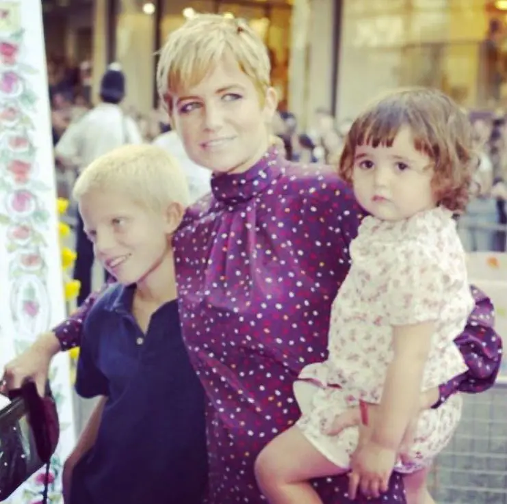 Patsy Palmer with her children