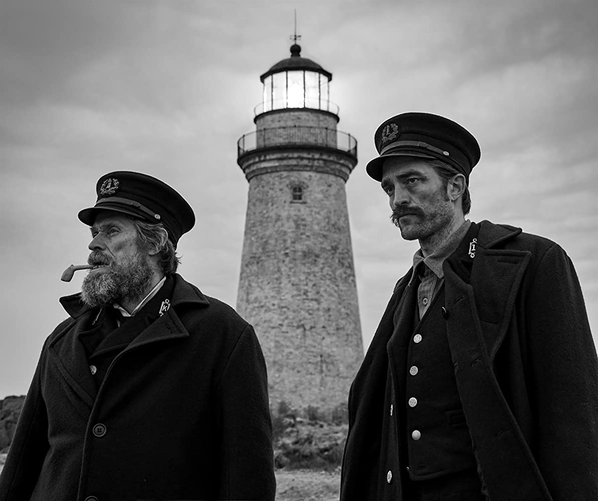 Pattinson and William Defoe in The Lighthouse (2019)