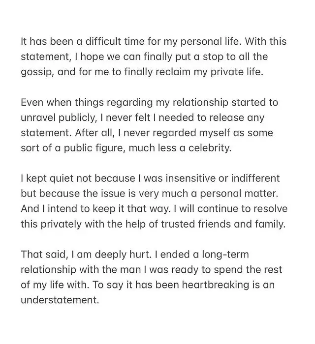 Pau Fajardo's Statement