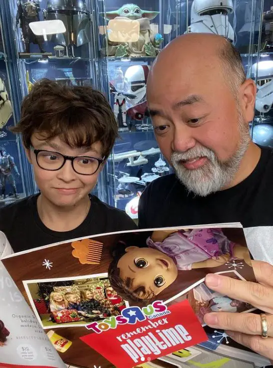 Paul Sun-Hyung Lee with son Miles