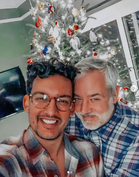 Peter Monn with husband Alex