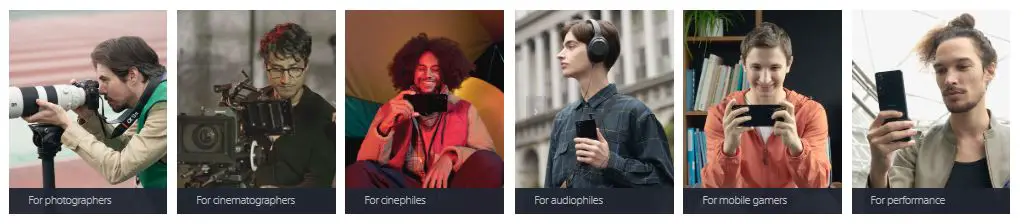 Photo of Sony Xperia 1 II Target Audience