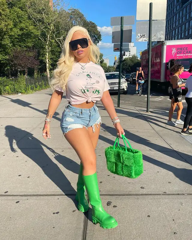 Latto at an outdoor location