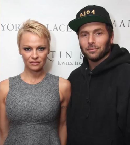 Rick Salomon with ex-spouse Pamela Anderson