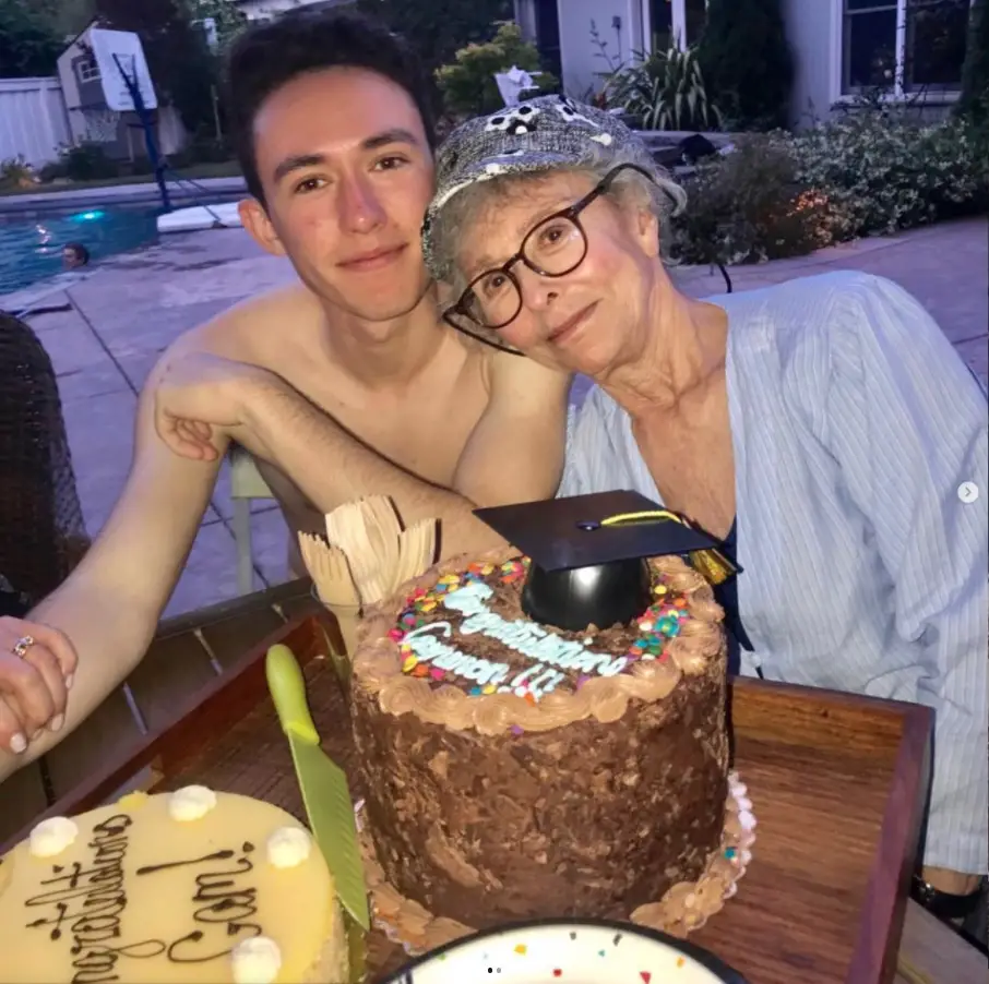 Rita Moreno with her grandson Cameron