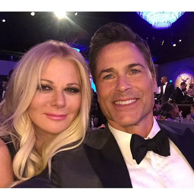 Rob Lowe and his wife Sheryl Berkoff.