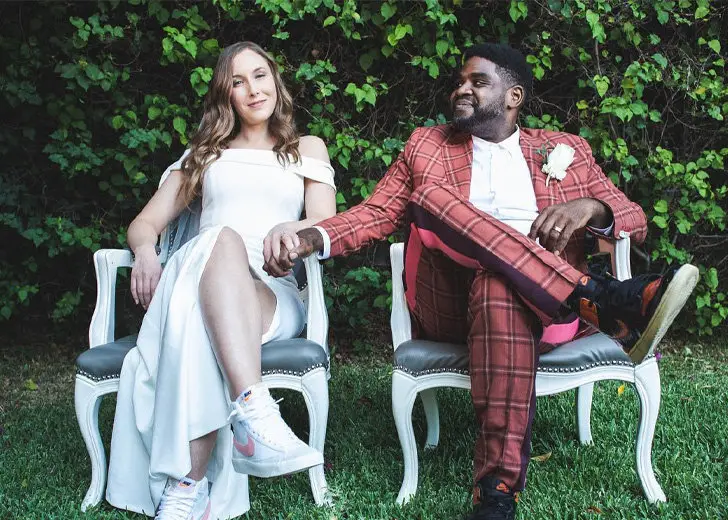 Ron Funches Had A Pandemic Wedding With Wife Christina Dawn.