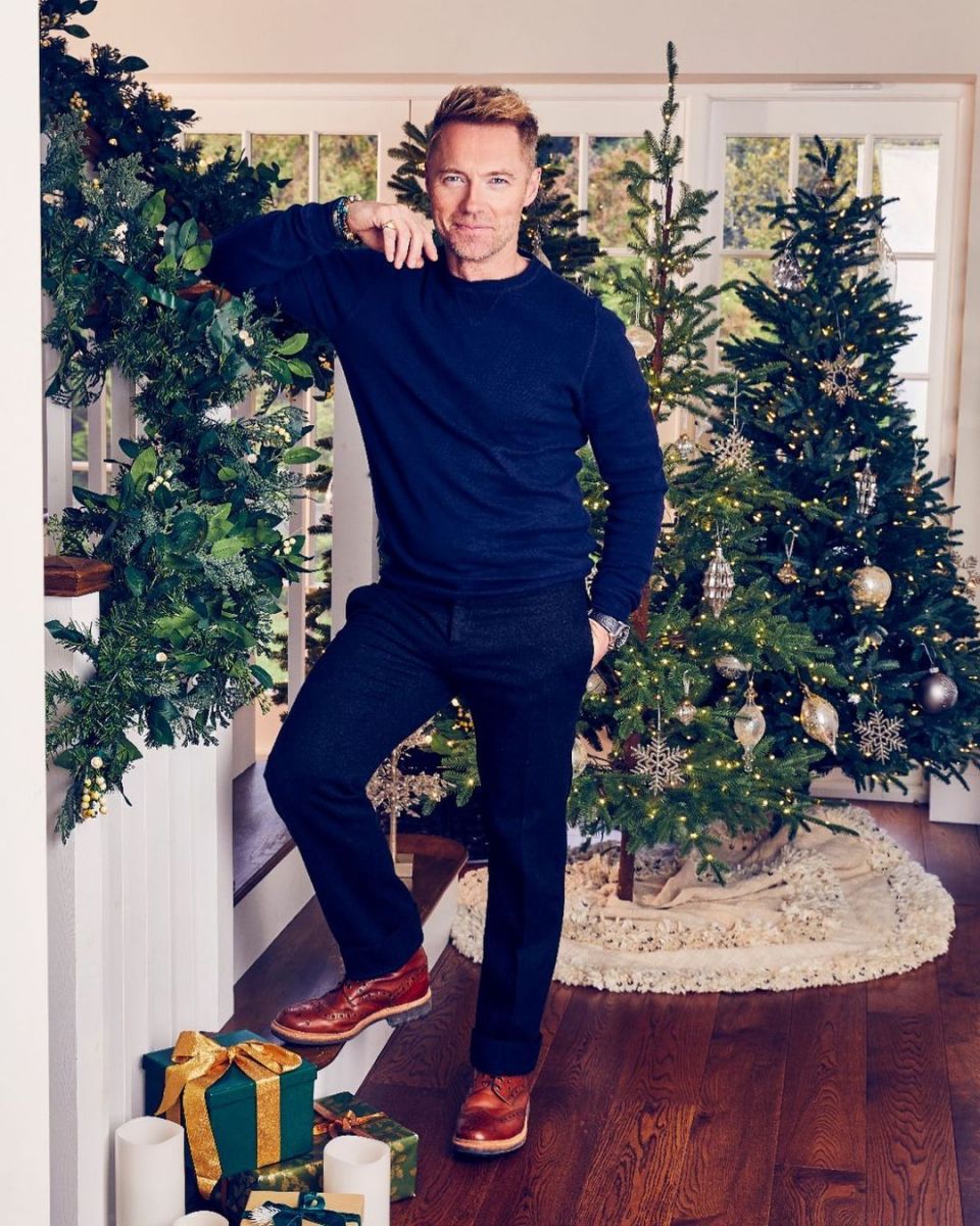 Ronan Keating posing for a picture.Â 