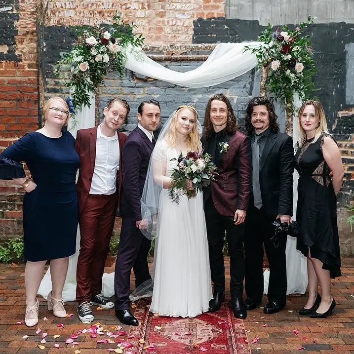 Rory Culkin And Wife Sarah Scriveners Wrestlemania Wedding 0549