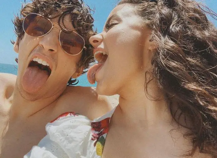 Sarah Jeffery with ex boyfriend Nick Hargrove