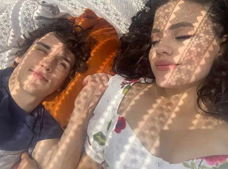 Sarah Jeffery with Nick Hargrove