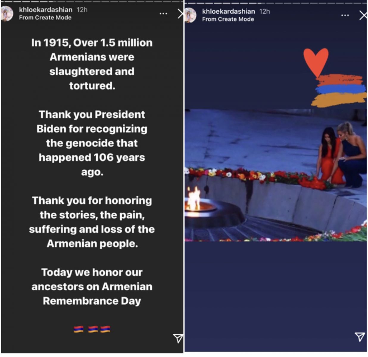 Khloe Kardashian's Instagram Story