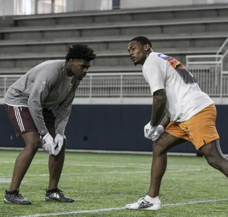 Stefon Diggs and his brother Trevor Diggs
