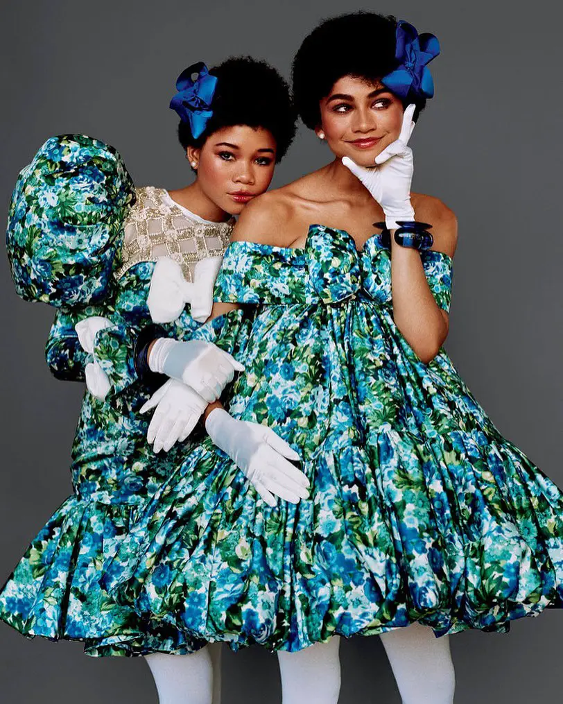 Storm Reid and herÂ Euphoria co-star, Zendaya.