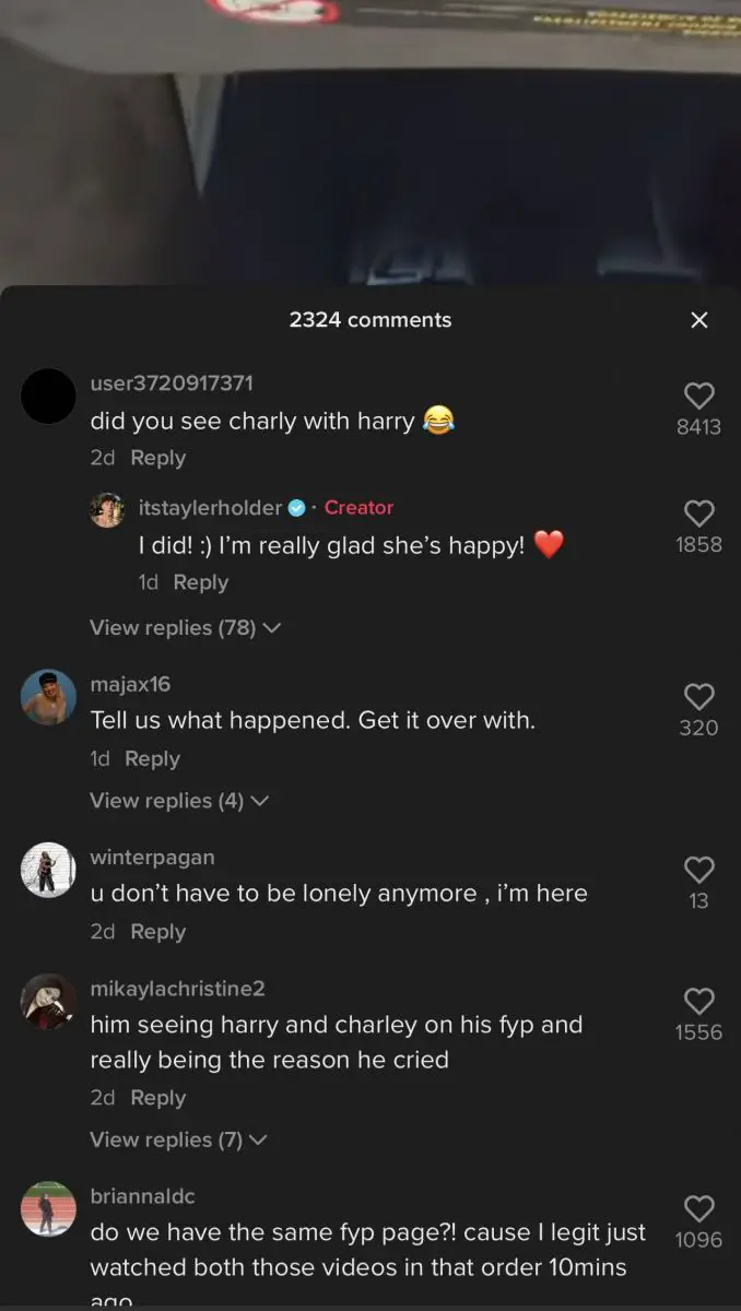 Tayler Holder on his ex girlfriend, Charly Jordan, dating Harry Jowsey