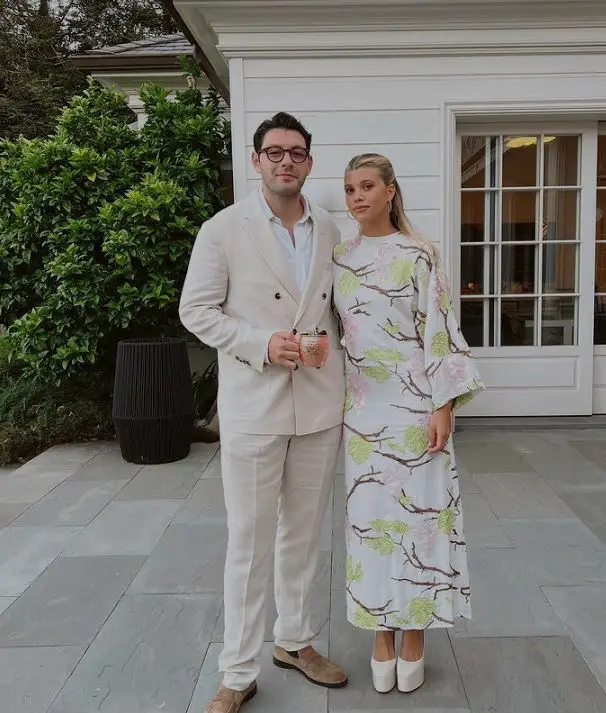 Sofia Richie with her boyfriend turned fiance Elliot Grainge.