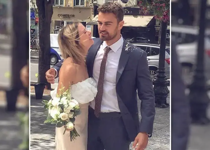 Theo james and wife