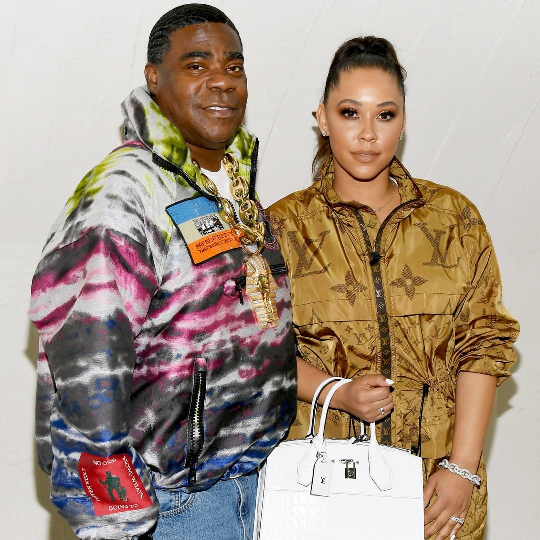 Tracy Morgan with his former wife Megan Wollover before the divorce.