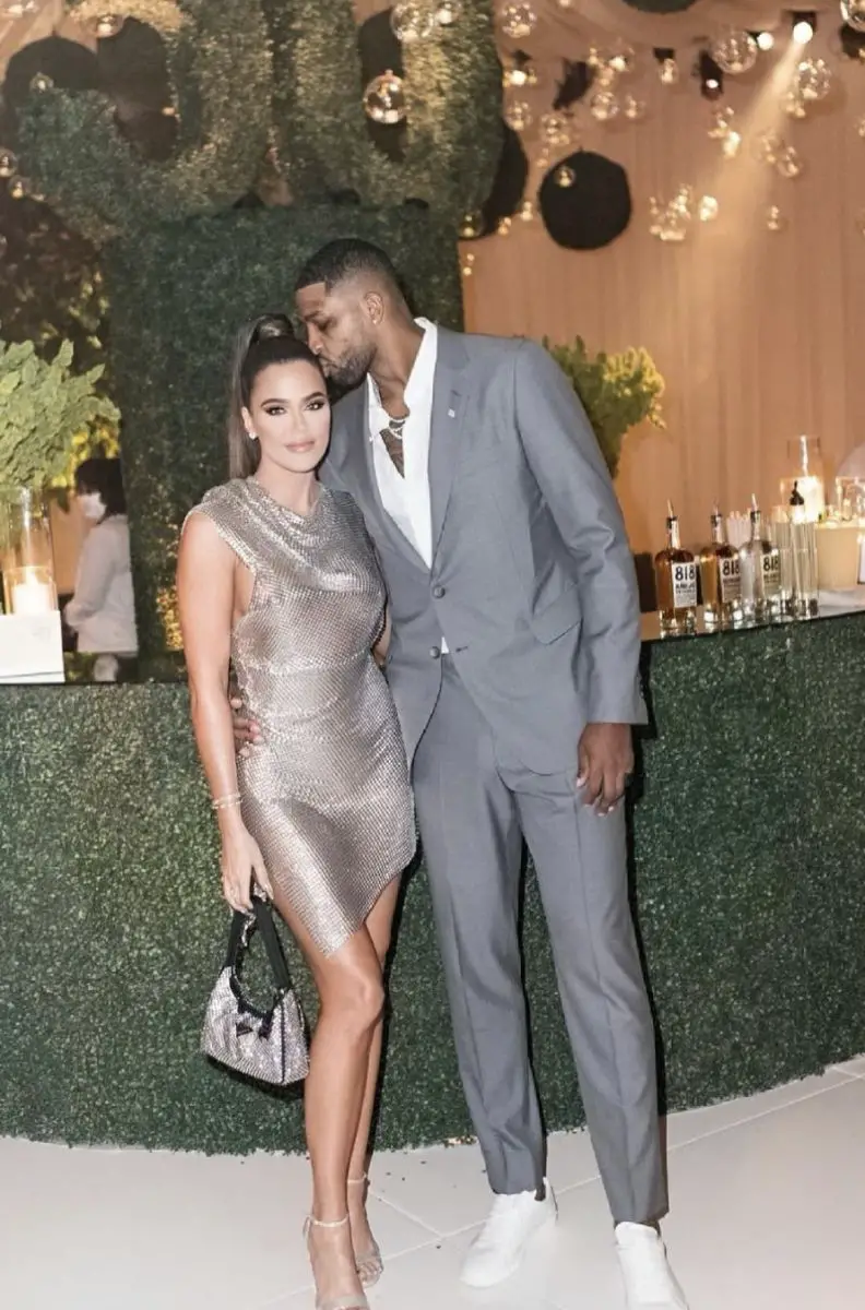 Tristan Thompson with Khloe Kardashian